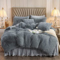 luxury plush shaggy duvet cover set